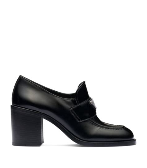 prada heeled loafers harrods.